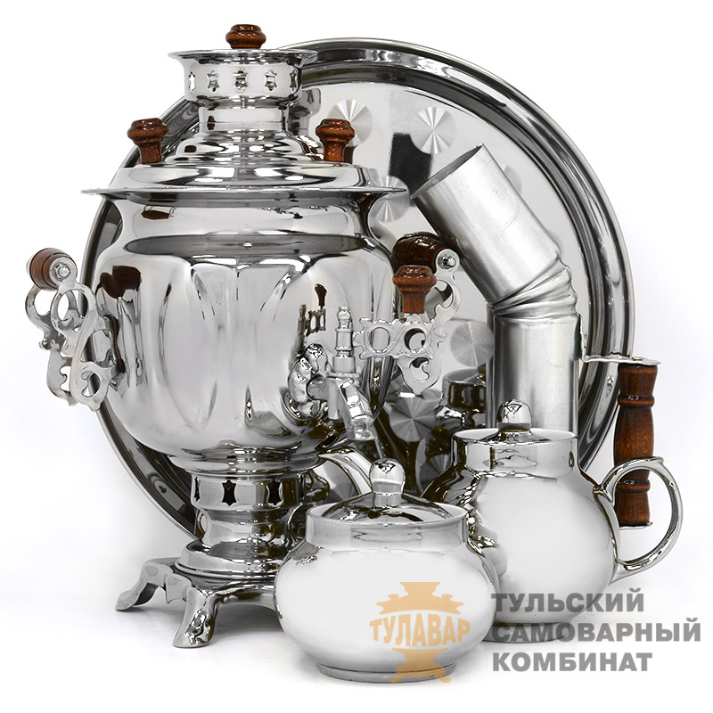 Набор жаровой формы овал, 3 литра, никелированный