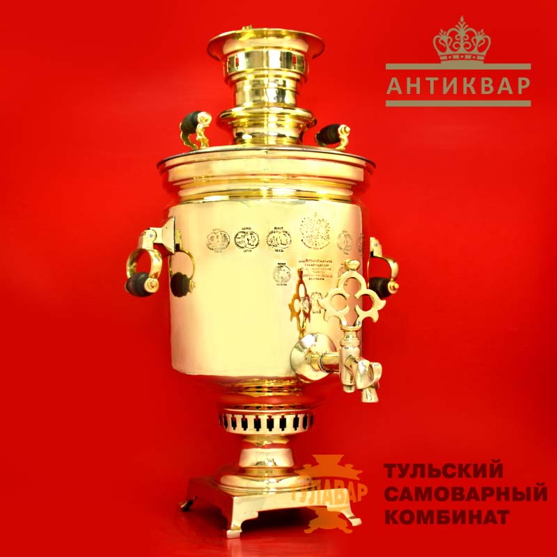 Самовар Баташевых антикварный, банка купеческая