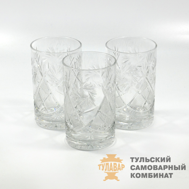 Стаканы хрустальные толстостенные