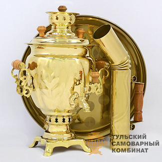 Набор «Жёлудь» на дровах, 3 литра, 3 предмета, латунь. Обзор в 360˚