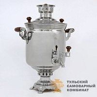 Самовар «Светоч»<br/>комбинированный, 7л, никель