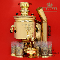 Самовар Шемарина<br/>антикварный, 6л, банка