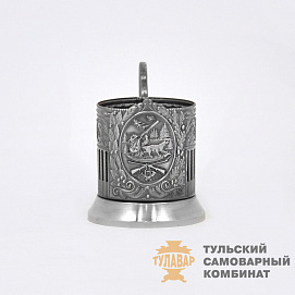 «Охота» подстаканник, никель