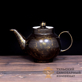 Чайник фарфоровый под патину