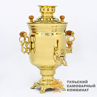 Самовар «Банка»<br/>электрический, латунный