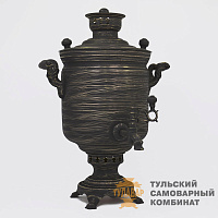 Самовар «Кракелюр»<br/>жаровой, 7л, расписной