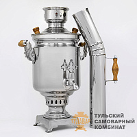 Самовар «Банка»<br/>нержавеющая сталь, 5л