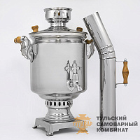 Самовар «Банка»<br/>нержавеющая сталь, 7л